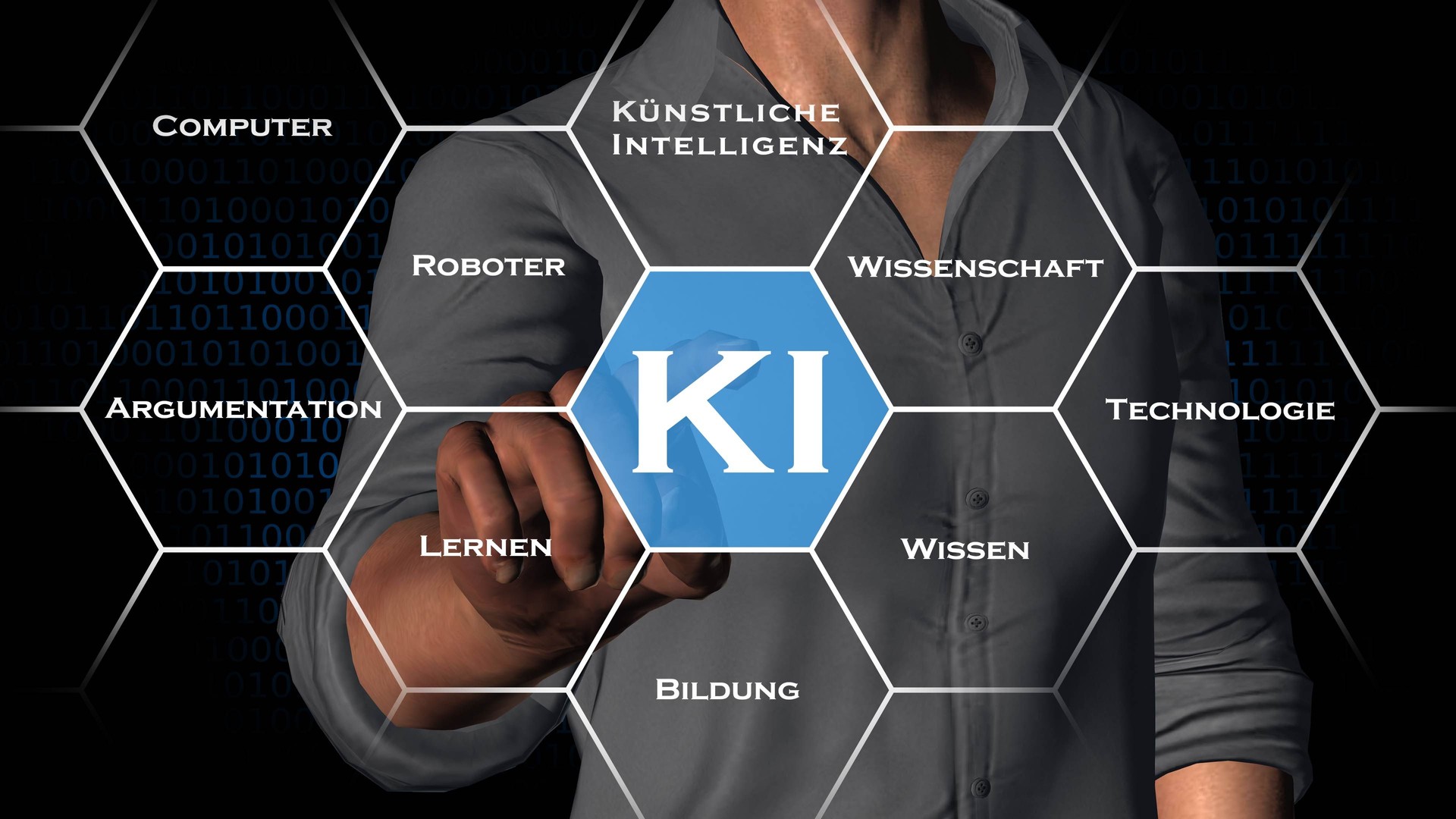 AI - Artificial Intelligence background (in german AI - Artificial Intelligence Background)